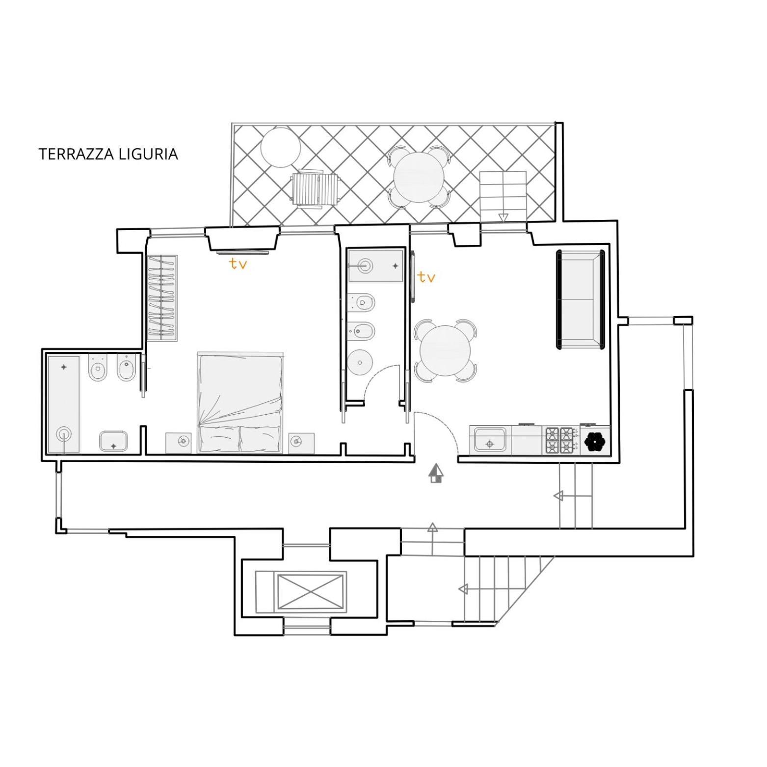 阿拉西奥Le Terrazze公寓式酒店 外观 照片