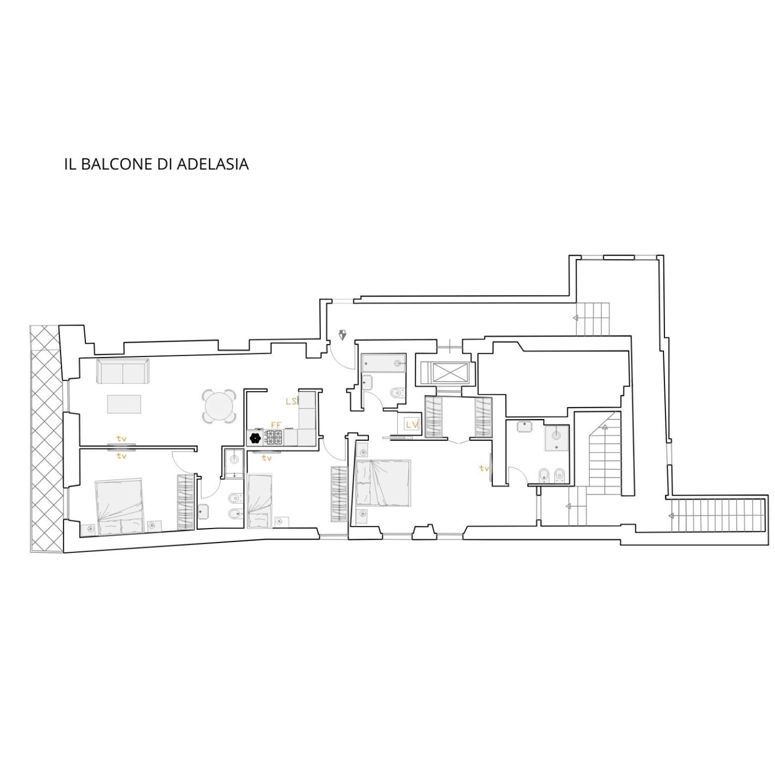 阿拉西奥Le Terrazze公寓式酒店 外观 照片